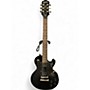 Used Epiphone Les Paul Studio Black Solid Body Electric Guitar Black