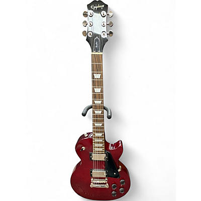 Used Epiphone Les Paul Studio Candy Apple Red Solid Body Electric Guitar