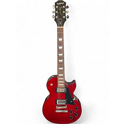 Epiphone Used Epiphone Les Paul Studio Crimson Red Trans Solid Body Electric Guitar