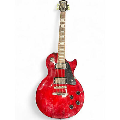 Used Epiphone Les Paul Studio Crimson Red Trans Solid Body Electric Guitar