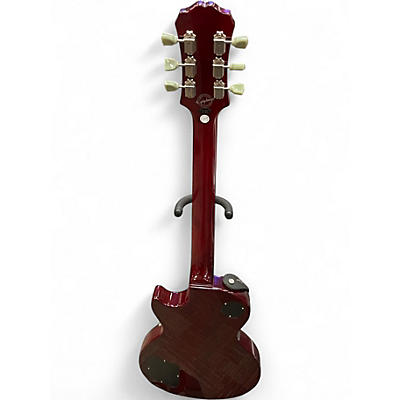 Used Epiphone Les Paul Studio Crimson Red Trans Solid Body Electric Guitar