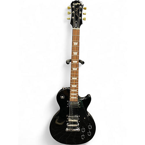 Used Epiphone Les Paul Studio Ebony Solid Body Electric Guitar Ebony
