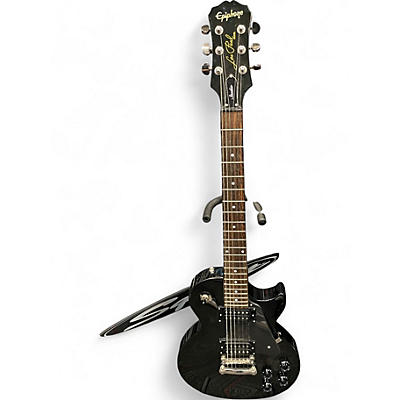 Used Epiphone Les Paul Studio Ebony Solid Body Electric Guitar
