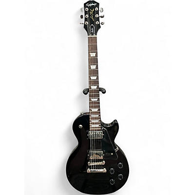 Used Epiphone Les Paul Studio Ebony Solid Body Electric Guitar