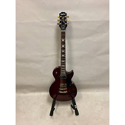 Epiphone Used Epiphone Les Paul Studio Gold Limited Edition Wine Red Solid Body Electric Guitar