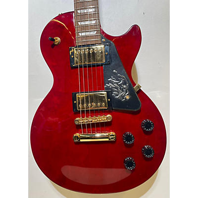 Epiphone Used Epiphone Les Paul Studio LIMITED EDITION GOLD HARDWARE Wine Red Solid Body Electric Guitar