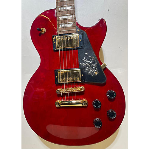 Epiphone Used Epiphone Les Paul Studio LIMITED EDITION GOLD HARDWARE Wine Red Solid Body Electric Guitar Wine Red