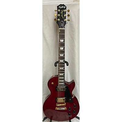 Epiphone Used Epiphone Les Paul Studio Maroon Solid Body Electric Guitar