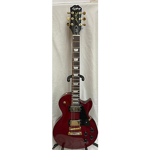 Epiphone Used Epiphone Les Paul Studio Maroon Solid Body Electric Guitar Maroon