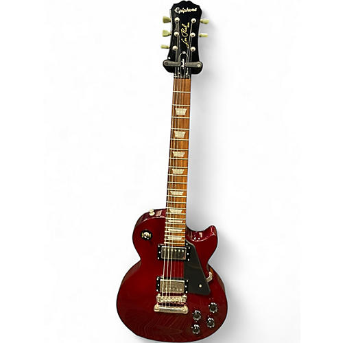 Used Epiphone Les Paul Studio Maroon Solid Body Electric Guitar Maroon