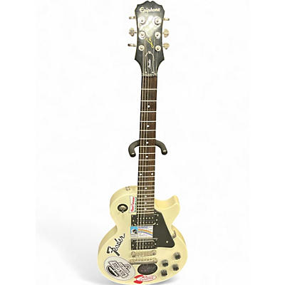 Used Epiphone Les Paul Studio Olympic White Solid Body Electric Guitar