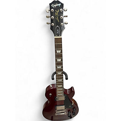 Used Epiphone Les Paul Studio Red Solid Body Electric Guitar