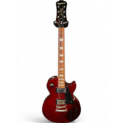Used Epiphone Les Paul Studio Red Solid Body Electric Guitar