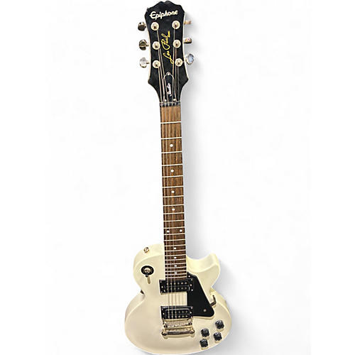 Used Epiphone Les Paul Studio White Solid Body Electric Guitar White