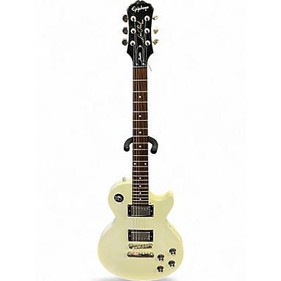 Used Epiphone Les Paul Studio White Solid Body Electric Guitar