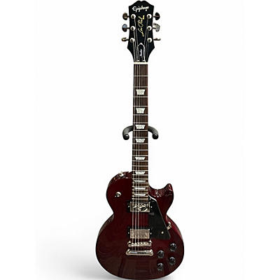 Used Epiphone Les Paul Studio Wine Red Solid Body Electric Guitar