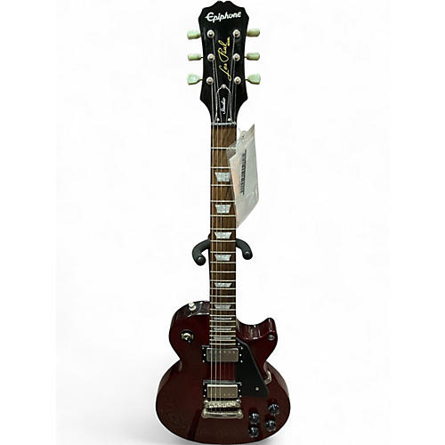 Used Epiphone Les Paul Studio Wine Red Solid Body Electric Guitar Wine Red