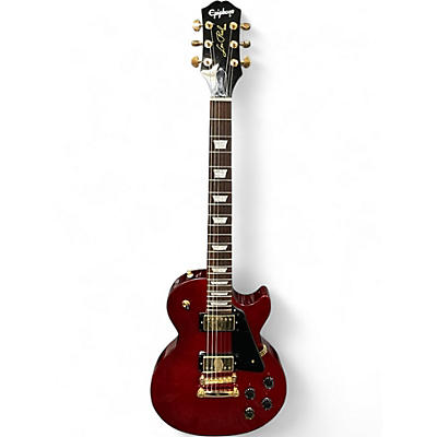 Used Epiphone Les Paul Studio Wine Red Solid Body Electric Guitar