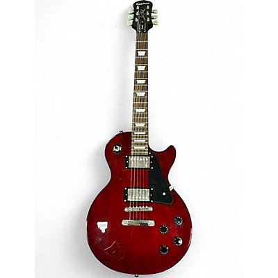 Used Epiphone Les Paul Studio Wine Red Solid Body Electric Guitar