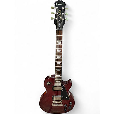 Used Epiphone Les Paul Studio Wine Red Solid Body Electric Guitar