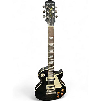 Used Epiphone Les Paul Traditional PRO II Black Solid Body Electric Guitar