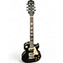 Used Epiphone Les Paul Traditional PRO II Black Solid Body Electric Guitar Black