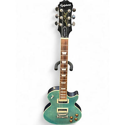 Used Epiphone Les Paul Traditional PRO II CYAN Solid Body Electric Guitar