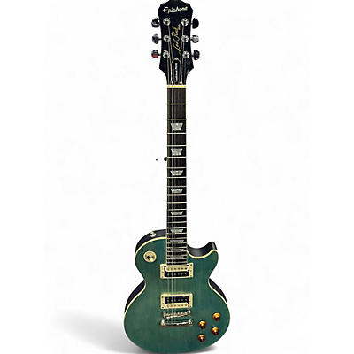 Used Epiphone Les Paul Traditional PRO II Ocean Blue Solid Body Electric Guitar