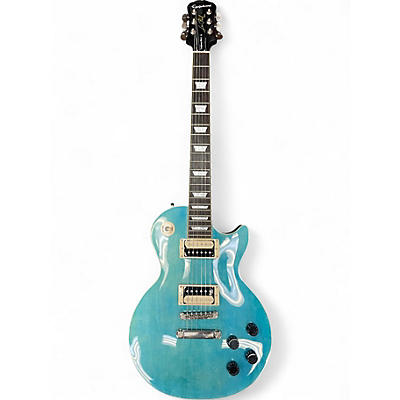 Used Epiphone Les Paul Traditional PRO II Trans Blue Solid Body Electric Guitar
