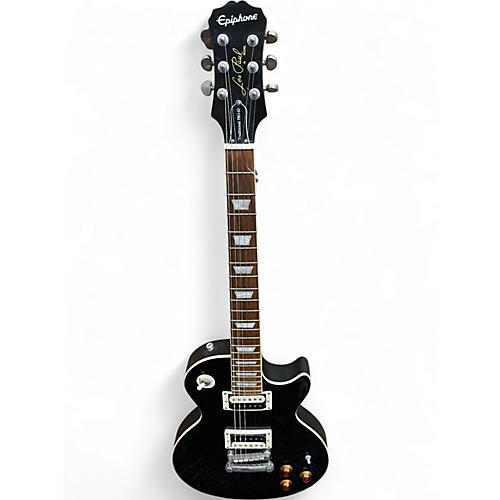 Used Epiphone Les Paul Traditional PRO III Black Solid Body Electric Guitar Black