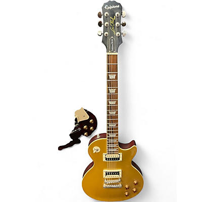 Used Epiphone Les Paul Traditional PRO III Gold Top Solid Body Electric Guitar
