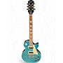 Used Epiphone Les Paul Traditional PRO III PLUS Ocean Turquoise Solid Body Electric Guitar Ocean Turquoise