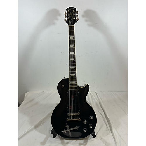 Epiphone Used Epiphone Les Paul Traditional Pro Black Solid Body Electric Guitar Black