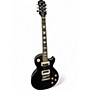 Used Epiphone Les Paul Traditional Pro Black Solid Body Electric Guitar Black
