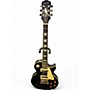 Used Epiphone Les Paul Traditional Pro Black Solid Body Electric Guitar Black