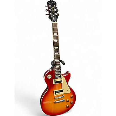 Used Epiphone Les Paul Traditional Pro Cherry Sunburst Solid Body Electric Guitar