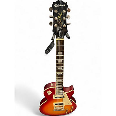 Used Epiphone Les Paul Traditional Pro Cherry Sunburst Solid Body Electric Guitar
