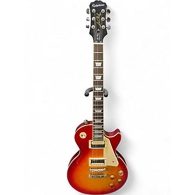 Used Epiphone Les Paul Traditional Pro Cherry Sunburst Solid Body Electric Guitar
