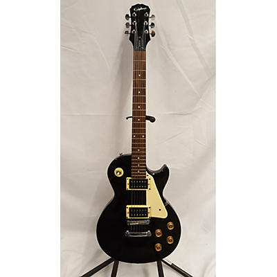 Epiphone Used Epiphone Les Paul Traditional Pro Ebony Solid Body Electric Guitar