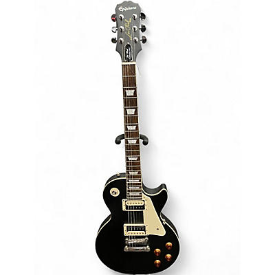 Used Epiphone Les Paul Traditional Pro Ebony Solid Body Electric Guitar