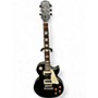 Used Epiphone Les Paul Traditional Pro Ebony Solid Body Electric Guitar Ebony
