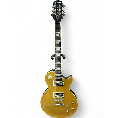 Used Epiphone Les Paul Traditional Pro Gold Solid Body Electric Guitar Gold