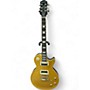 Used Epiphone Les Paul Traditional Pro Gold Solid Body Electric Guitar Gold