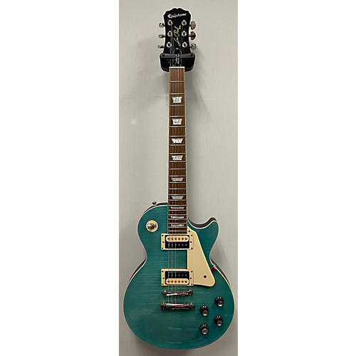 Epiphone Used Epiphone Les Paul Traditional Pro III PLUS Solid Body Electric Guitar Ocean Blue Burst