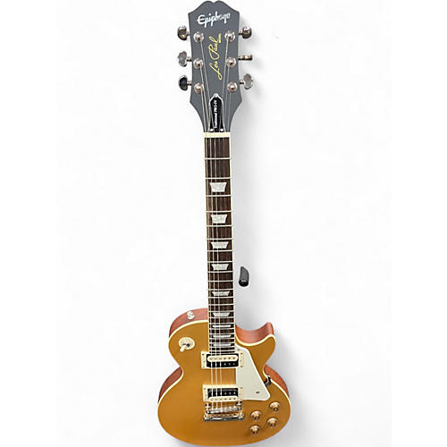 Used Epiphone Les Paul Traditional Pro IV Antique Gold Solid Body Electric Guitar Antique Gold