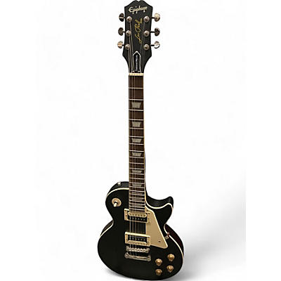 Epiphone Used Epiphone Les Paul Traditional Pro IV Black Solid Body Electric Guitar