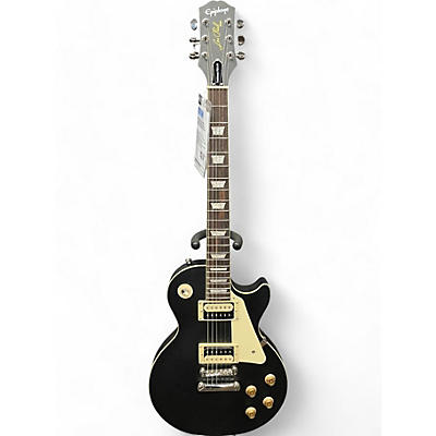 Epiphone Used Epiphone Les Paul Traditional Pro IV Black Solid Body Electric Guitar