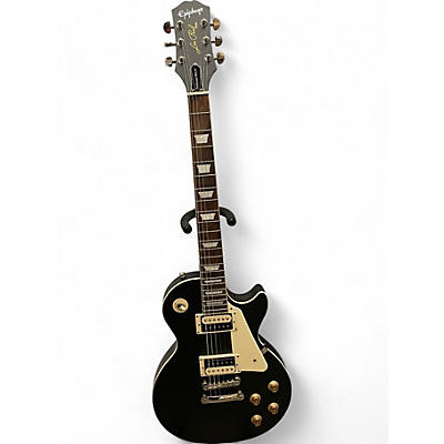 Epiphone Used Epiphone Les Paul Traditional Pro IV Black Solid Body Electric Guitar