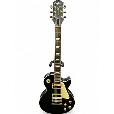 Used Epiphone Les Paul Traditional Pro IV Black Solid Body Electric Guitar