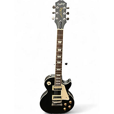 Used Epiphone Les Paul Traditional Pro IV Black Solid Body Electric Guitar